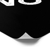 Poster Pas de nuges Pas de gloire Drôle Nuggets Pun Dark  (Coin)