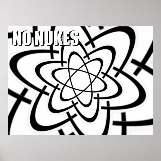 POSTER PAS DE NUKES (Devant)