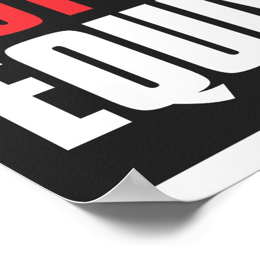 Poster Pas de pairs (Coin)