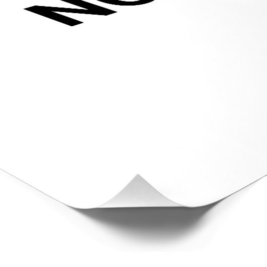 Poster Pas De Pas Sur La Surface, Panneau D'Interdiction (Coin)