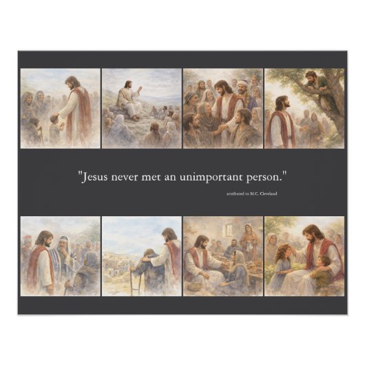 Poster Pas de personne sans importance (Devant)