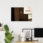 Poster Pas de photos (Bureau à domicile)