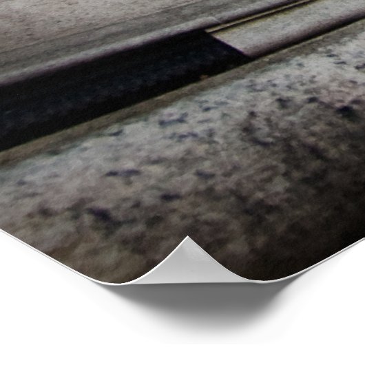 Poster Pas de pied de page (Coin)