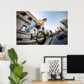 Poster Pas de pied de page (Bureau à domicile)