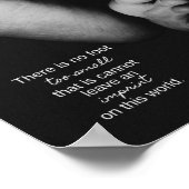 Poster "Pas de pied trop petit" Soutien en cas de fausse  (Coin)