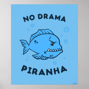 Poster Pas de Piranha dramatique