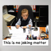 Poster Pas de plaisanterie (Devant)