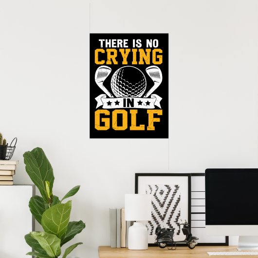 Poster Pas De Plein Golf (Bureau à domicile)