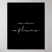 Poster Pas de pluie ni de fleurs (Devant)