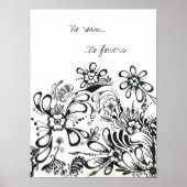 Poster Pas de pluie, Pas d'affiche de fleurs (Devant)