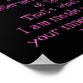 Poster Pas de potions magiques (Coin)