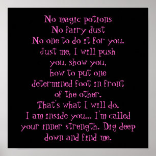 Poster Pas de potions magiques