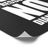 Poster Pas de pression sur les diamants Motivation (Coin)