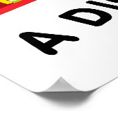 Poster Pas de propagande socialiste (Coin)