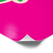 Poster Pas de règles Vibes - Neon Gradient Kawaii-Punk Ty (Coin)