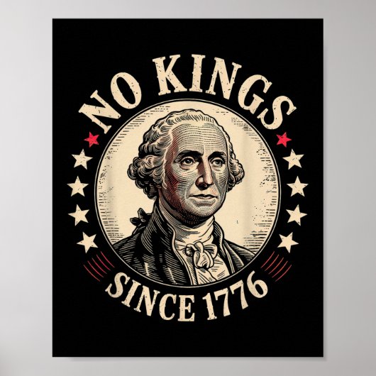 Poster Pas de rois en Amérique 1776 (Devant)