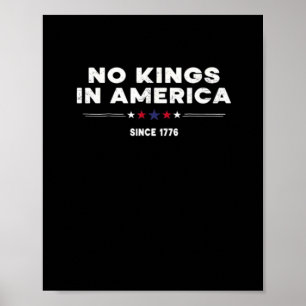 Poster Pas de rois en Amérique Chien Classique Graphique