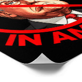 Poster Pas de rois en Amérique contre Trump (Coin)