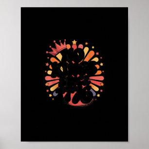Poster Pas de rois en Amérique depuis 1776 Esprit Patriot