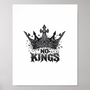 Poster Pas de rois en Amérique Minimal Propre