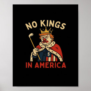 Poster Pas de rois en Amérique Pas de rois Jour Vintage C