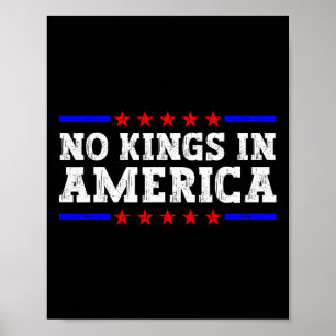 Poster Pas De Rois En Amérique Trump Résister À La Vintag