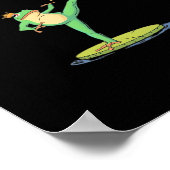 Poster Pas de rois Portland Frog Protest – Drôle d'anti-a (Coin)