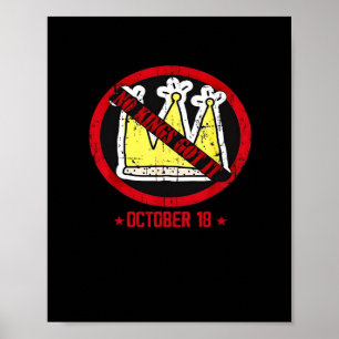 Poster Pas de rois, style créatif classique