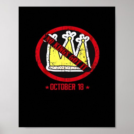 Poster Pas de rois, style créatif classique (Devant)