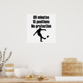 Poster Pas de Rugby de protection (Cuisine)