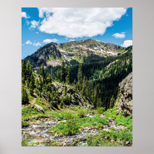 Poster Pas de sentiers vers le haut // Blissful Beauty