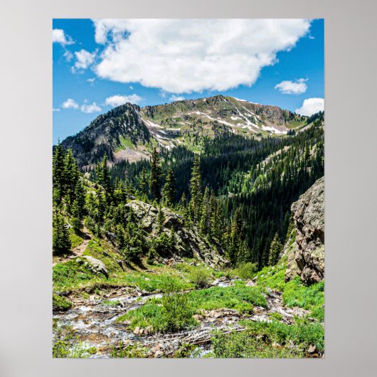 Poster Pas de sentiers vers le haut // Blissful Beauty (Devant)