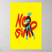 Poster Pas De Simp, Arrêtez De Simpler, Un Seul Endroit (Devant)