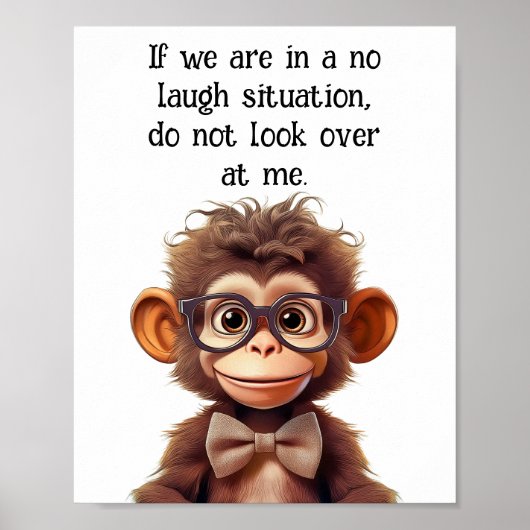 Poster Pas de situation de rire ha ha ha (Devant)