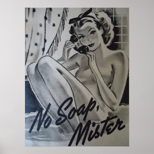 Poster Pas de Soap Mister (Devant)
