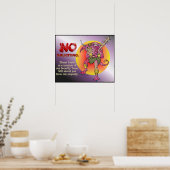 Poster Pas de sollicitation (Cuisine)