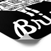 Poster Pas De Sommeil Til Brisket - Drôle Bbq Beef Cadeau (Coin)