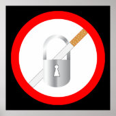 Poster Pas de symbole fumeur (Devant)