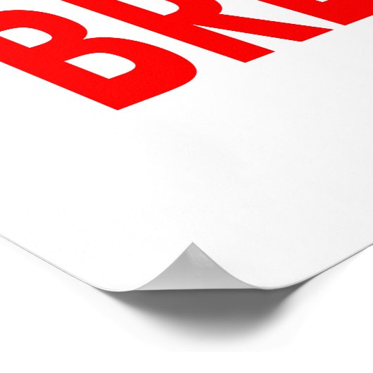 Poster Pas de tabac (Coin)