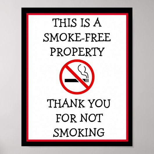 Poster Pas de tabac dans ce bâtiment S'il vous plaît sign (Devant)