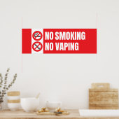 Poster Pas de tabac Pas d'affiche (Cuisine)