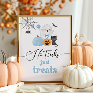 Poster Pas de tours, juste des friandises Halloween Sucre