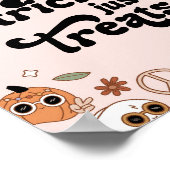 Poster Pas de Trucs Juste Traiter Ghost Halloween Anniver (Coin)