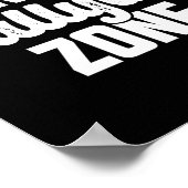 Poster Pas de zone d'intimidation Arrêtez d'intimider Kin (Coin)