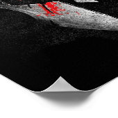 Poster Pas d'endroit pour les faibles et les blessés ici (Coin)