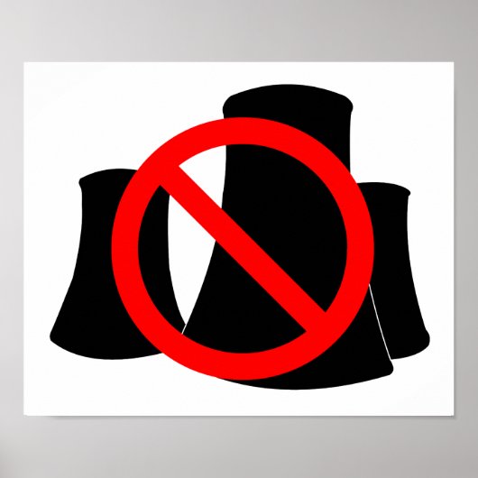 Poster Pas d'énergie nucléaire (Devant)