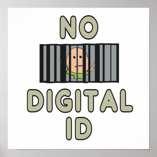 Poster Pas d'ID numérique (Devant)