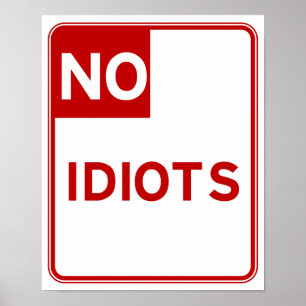 Poster Pas d'Idiots