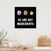 Poster Pas d'ingrédients (Cuisine)