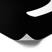 Poster Pas d'OGM en vie et manger des Noirs sains (Coin)